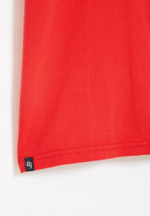 Aca Joe - Aca joe flat print golfer - racing red