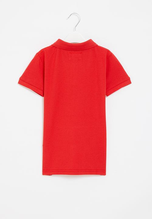 Aca Joe - Aca joe flat print golfer - racing red