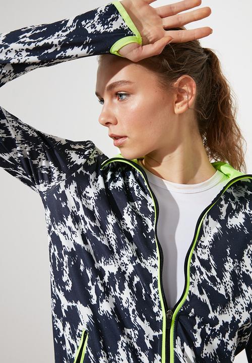 Trendyol - Neon stripe patterned sports jacket - multi