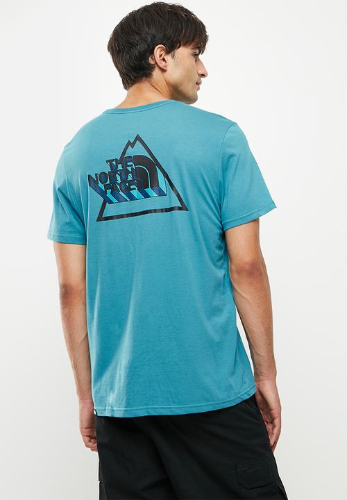 The North Face - Mens threeyama short sleeve tee - storm blue