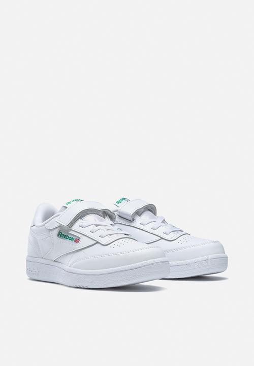 Reebok - Kids club c 1v - white/glen green
