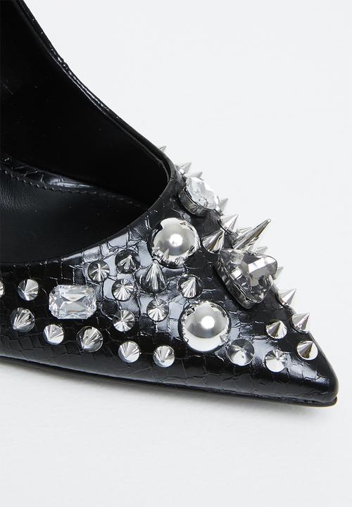 Steve Madden - Veronicka court - black & silver