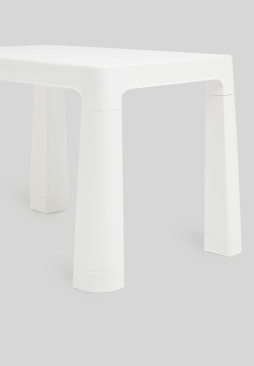 Sixth Floor - Laurel kids table & chair set - grey & white