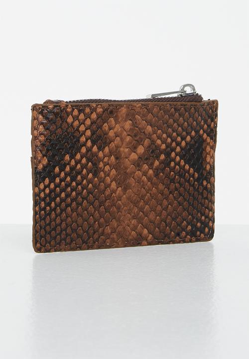 Rubi - Daisy cardholder - tan texture
