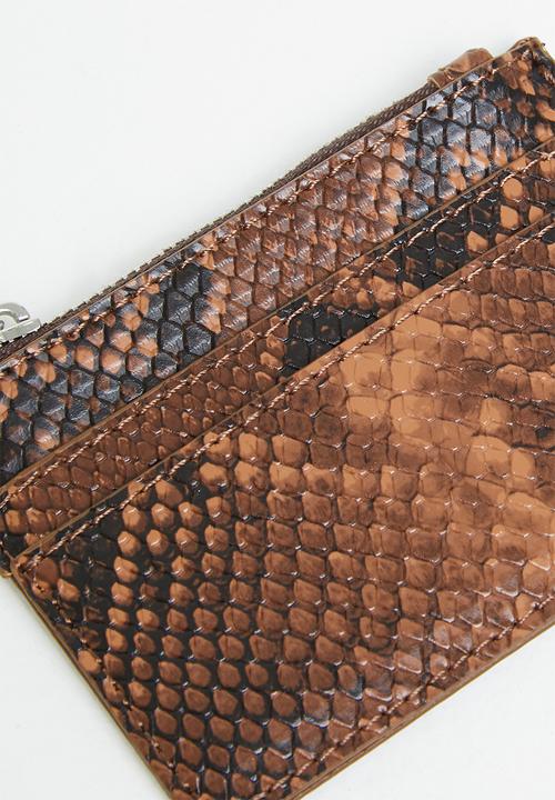 Rubi - Daisy cardholder - tan texture