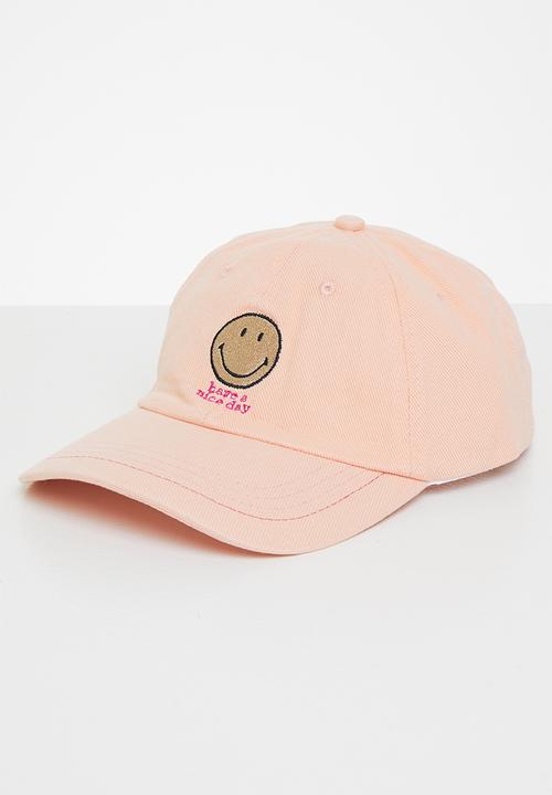 Rubi - Graphic dad cap - peach 