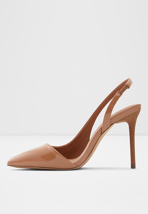 ALDO - Tirarith leather heel - dark beige