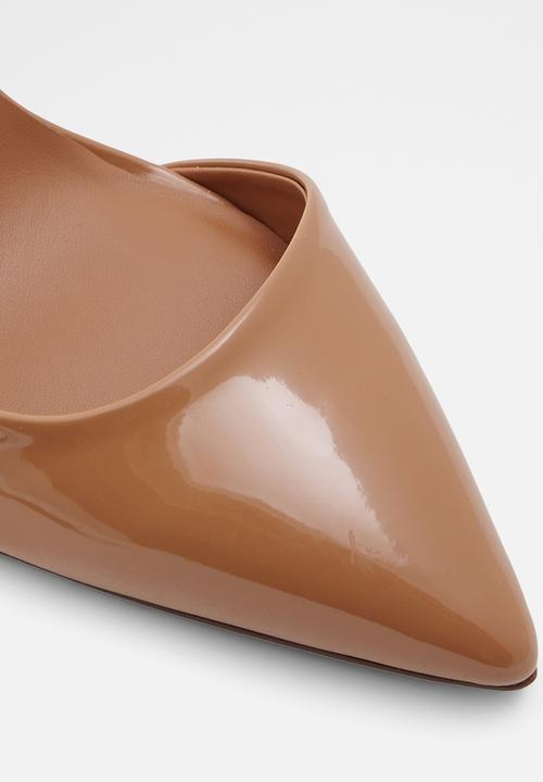 ALDO - Tirarith leather heel - dark beige