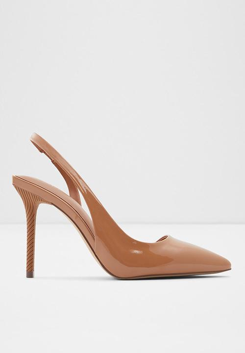 ALDO - Tirarith leather heel - dark beige