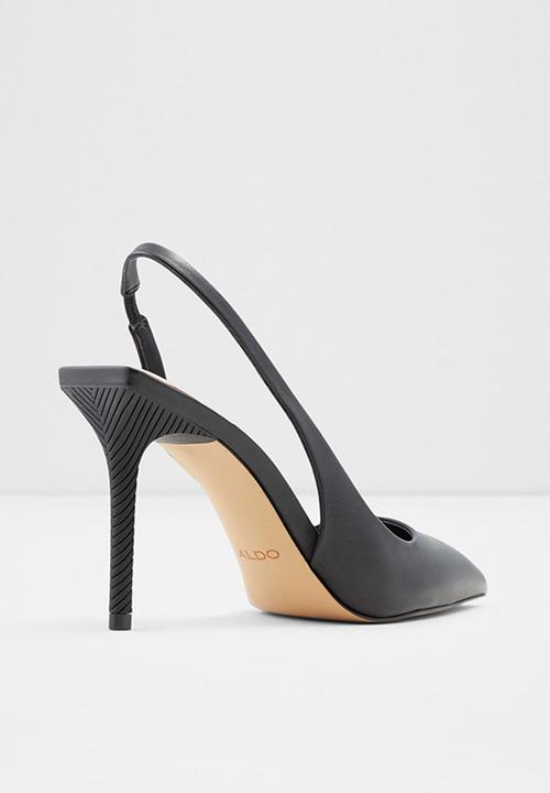 ALDO - Tirarith leather heel - black