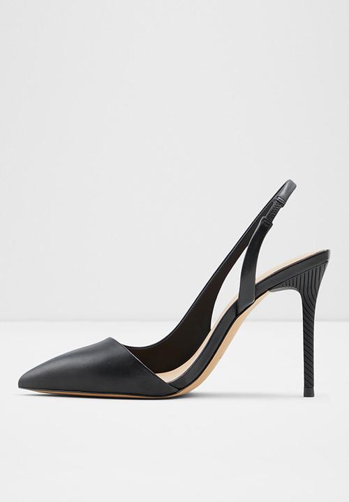 ALDO - Tirarith leather heel - black