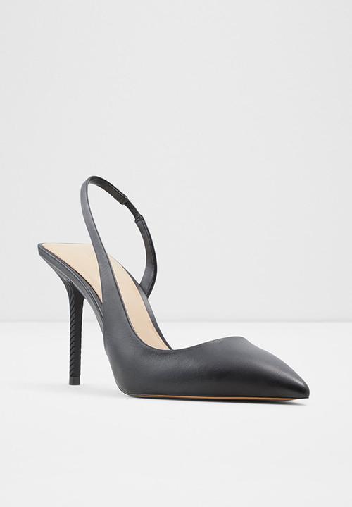 ALDO - Tirarith leather heel - black