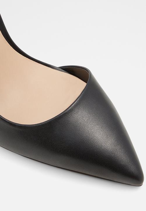 ALDO - Tirarith leather heel - black