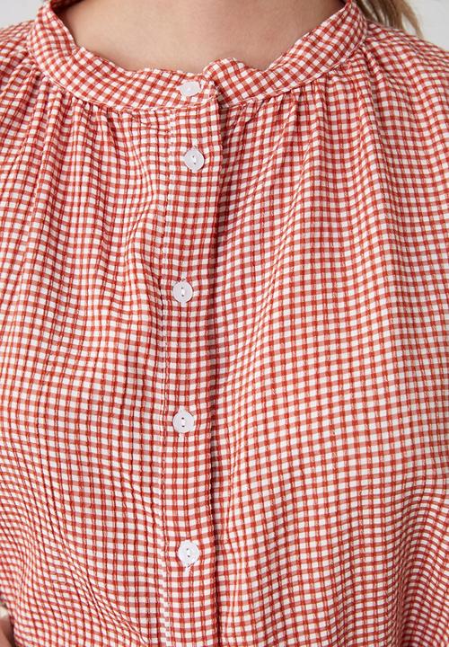 Trendyol - Plaid shirt - brick