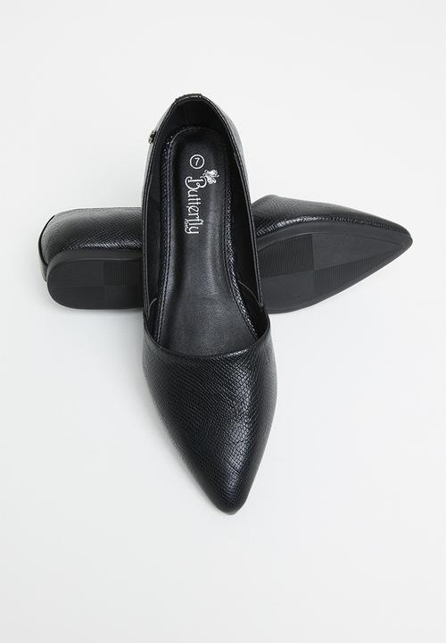 Butterfly Feet - Glimmer 1 pump - black