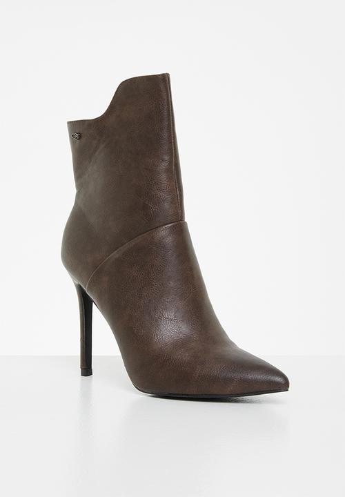 Miss Black - Boss2 ankle boot - chocolate