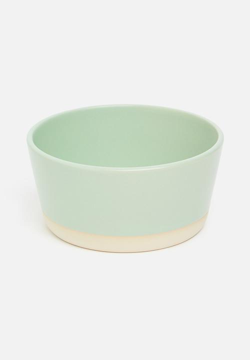 Sixth Floor - Ashen bowl set of 4 - sage