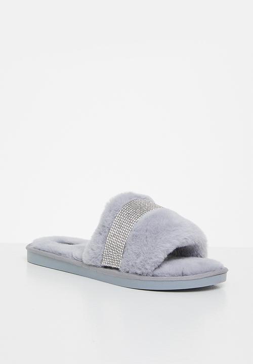 Miss Black - Rella3 slipper - grey