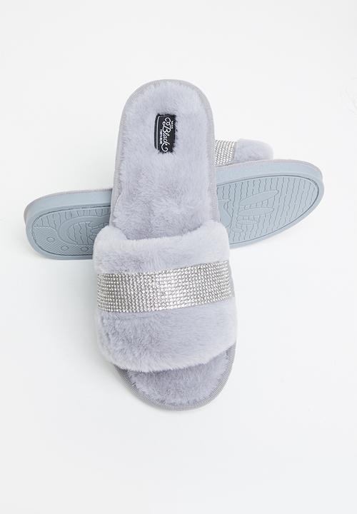 Miss Black - Rella3 slipper - grey