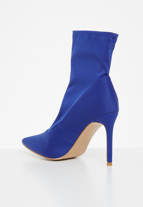 Miss Black - Lykra1 sock boot - blue