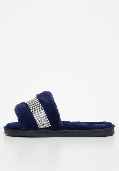 Miss Black - Rella3 slipper - navy