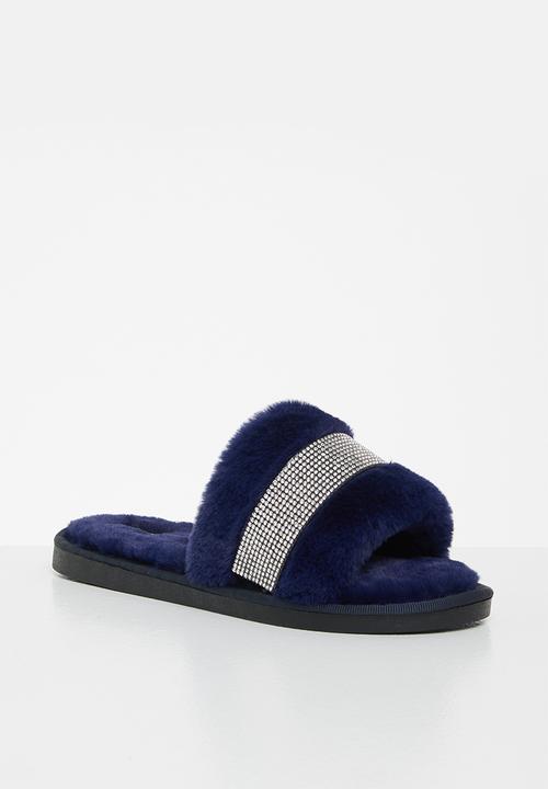 Miss Black - Rella3 slipper - navy