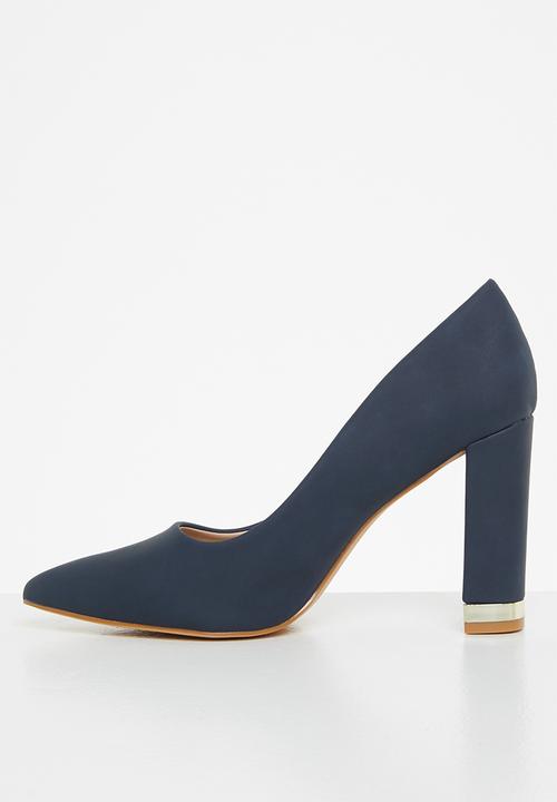 Miss Black - Pisa1 court heel - navy