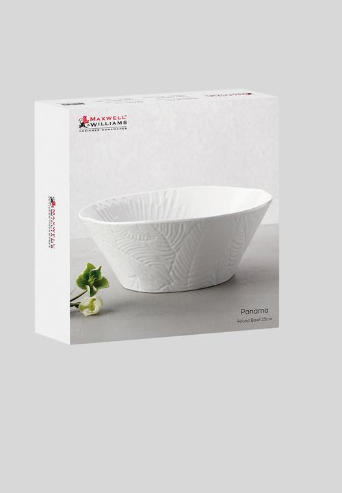 Maxwell & Williams - Panama round serving bowl - white