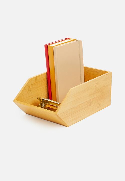 Sixth Floor - Bamboo stacking boxes - natural