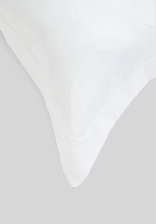 Sheraton Textiles - 400tc Egyptian Cotton straight stitch pillowcase - white 