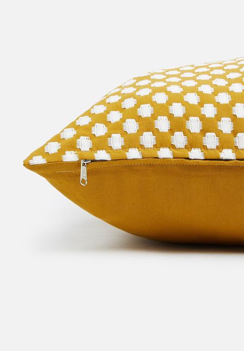 Hertex Fabrics - Yangon Cushion Cover-  dijon