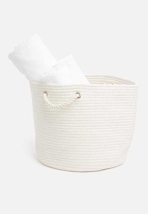 Sixth Floor - Never full rope basket - white