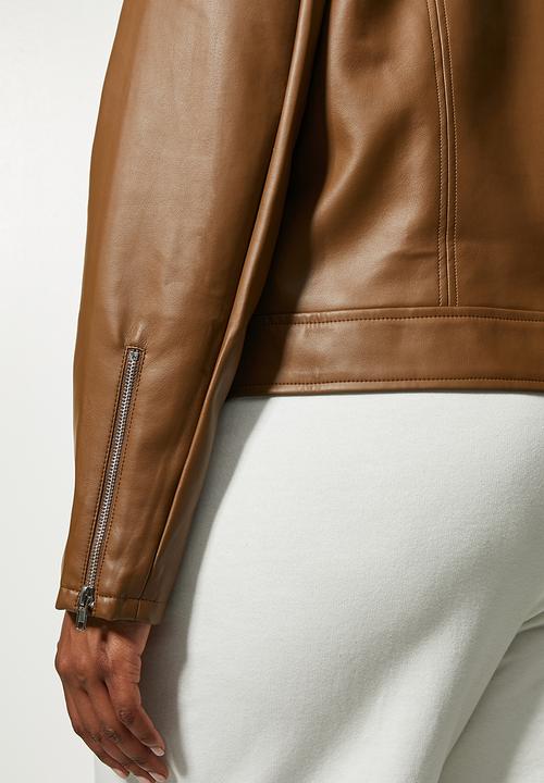 Superbalist - Biker jacket - mocha
