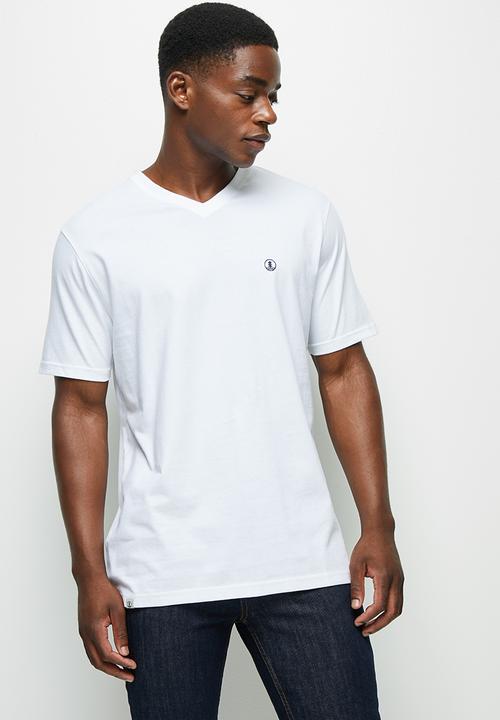Lark & Crosse - 3-pack velo conscious v-neck tee w/chest embroidery - multi
