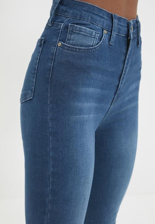 Trendyol - High waist skinny jeans - blue