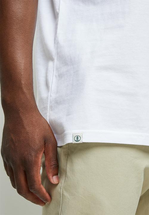 Lark & Crosse - 2-pack leo organic crew neck tee w/chest embro - black & white