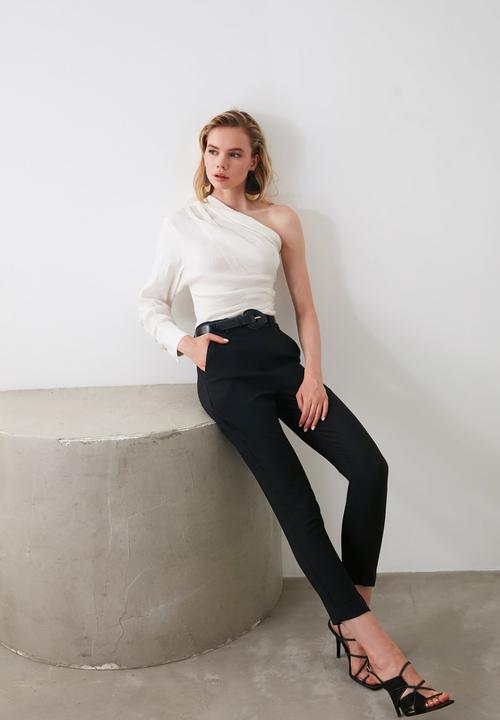 Trendyol - Cigarette trousers - black