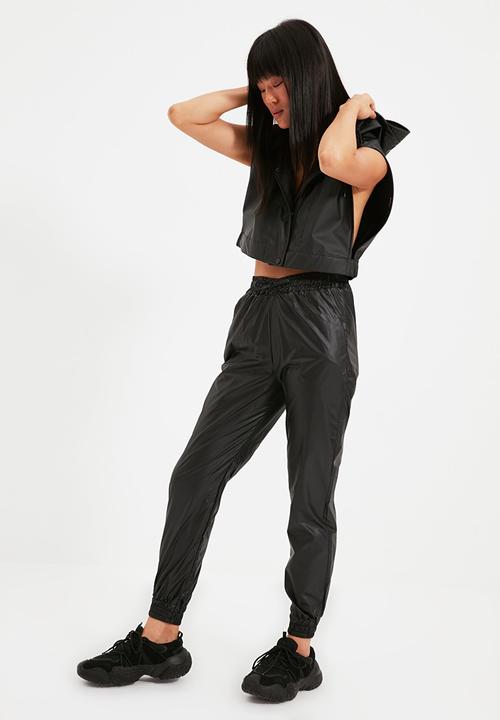 Trendyol - Basic jogger sweatpants - black