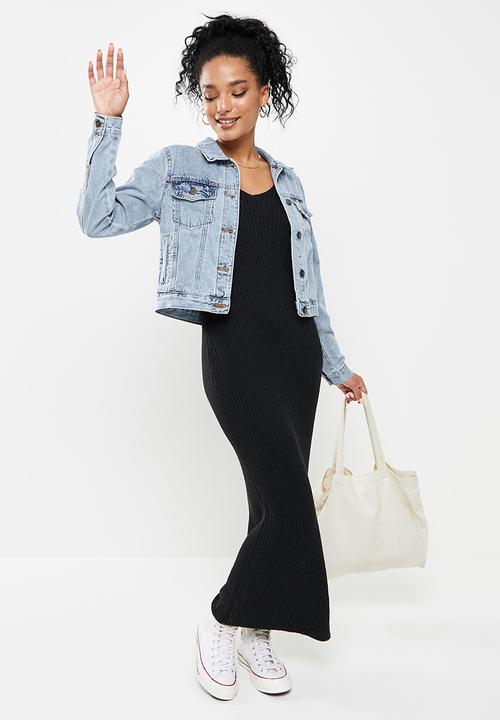 Cotton On - Girlfriend denim jacket - light blue 