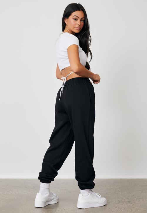 Factorie - Super slouchy trackpant - black
