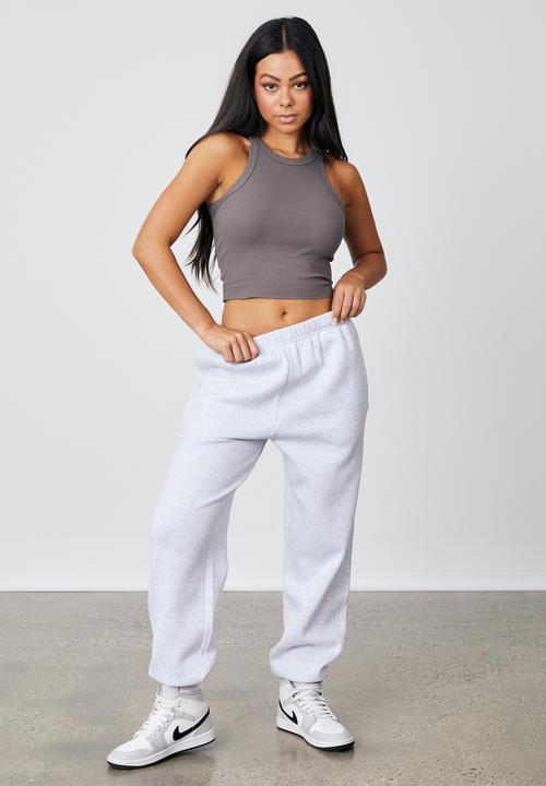Factorie - Super slouchy trackpant - silver marle