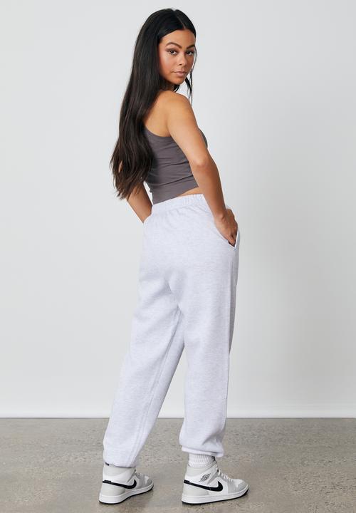 Factorie - Super slouchy trackpant - silver marle