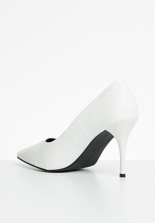 Superbalist - Layla closed stiletto heel - white