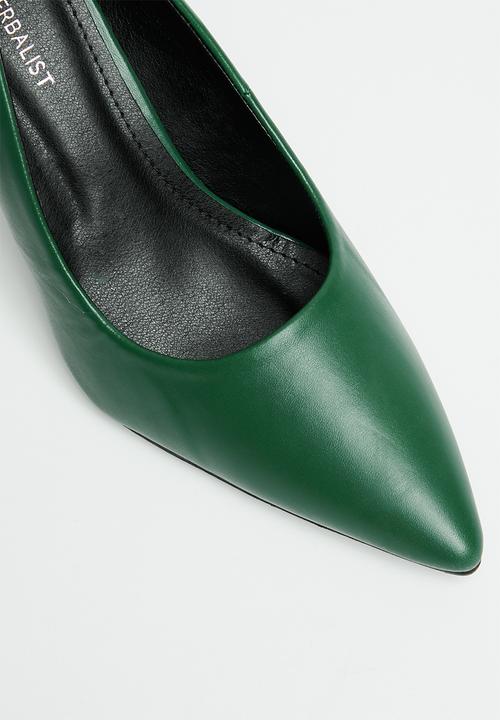 Superbalist - Layla closed stiletto heel - green