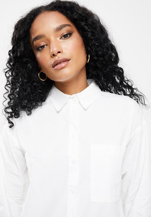 Trendyol - Pocket shirt - ecru