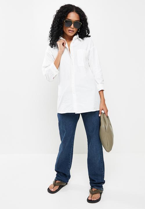 Trendyol - Pocket shirt - ecru
