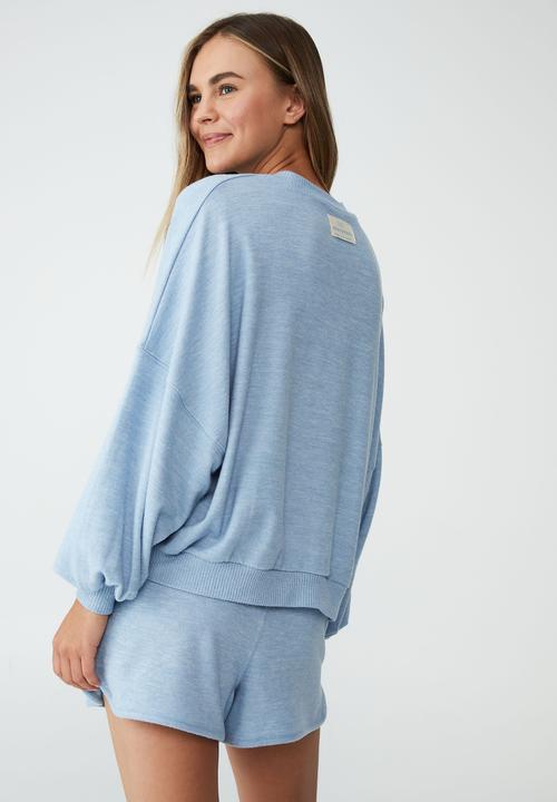 Cotton On - Super soft long sleeve sweater - light blue