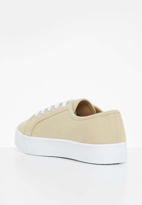 Cotton On - Winnie lace up - taupe