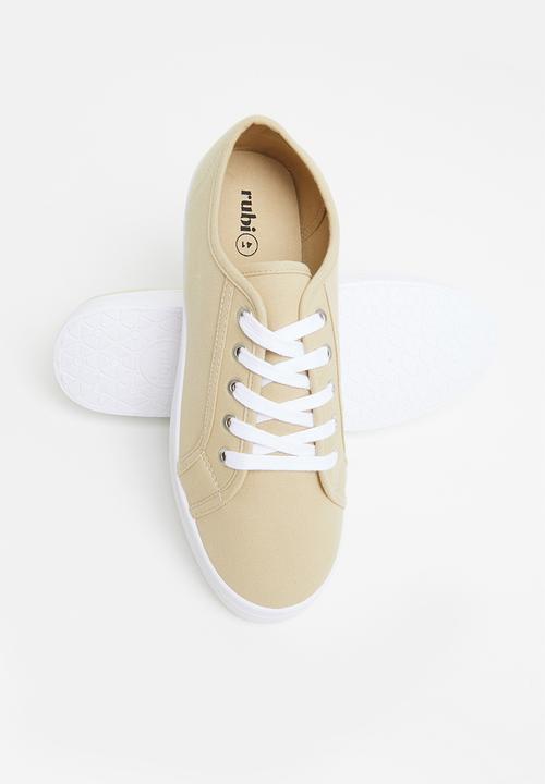 Cotton On - Winnie lace up - taupe