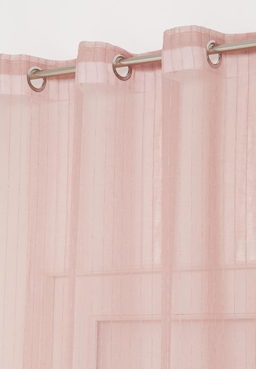 Sixth Floor - Eyelet striped frosted voile - pink